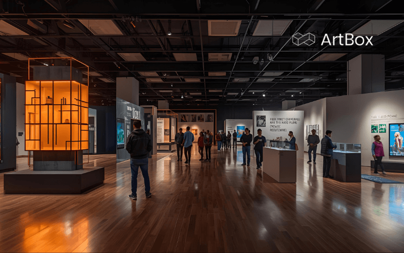exposicion museo arte contemporaneo instalacion interactiva visitantes