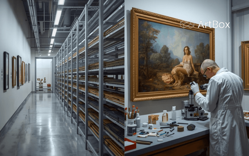 conservacion preventiva restauracion obras arte patrimonio cultural profesional museo